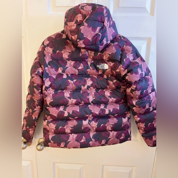 NWT The North Face Girls' Reversible 600 Fill Down Hooded Jacket Size L(12) - Picture 7 of 9